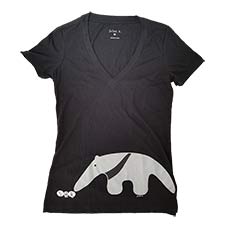 Black/Silver Anteater T-shirt.